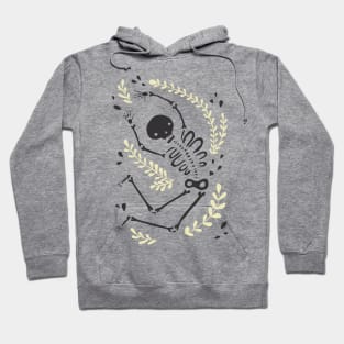 Falling Bones (yellow/black) Hoodie